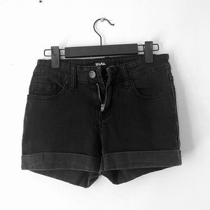 Urban Outfitters black denim shorts